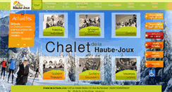 Desktop Screenshot of chaletdelahautejoux.com