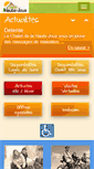 Mobile Screenshot of chaletdelahautejoux.com
