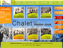 Tablet Screenshot of chaletdelahautejoux.com